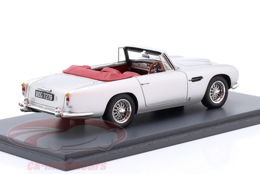 Schuco 450935900 - Aston Martin DB5 Volante Gris 1/43, Modèle Neuf