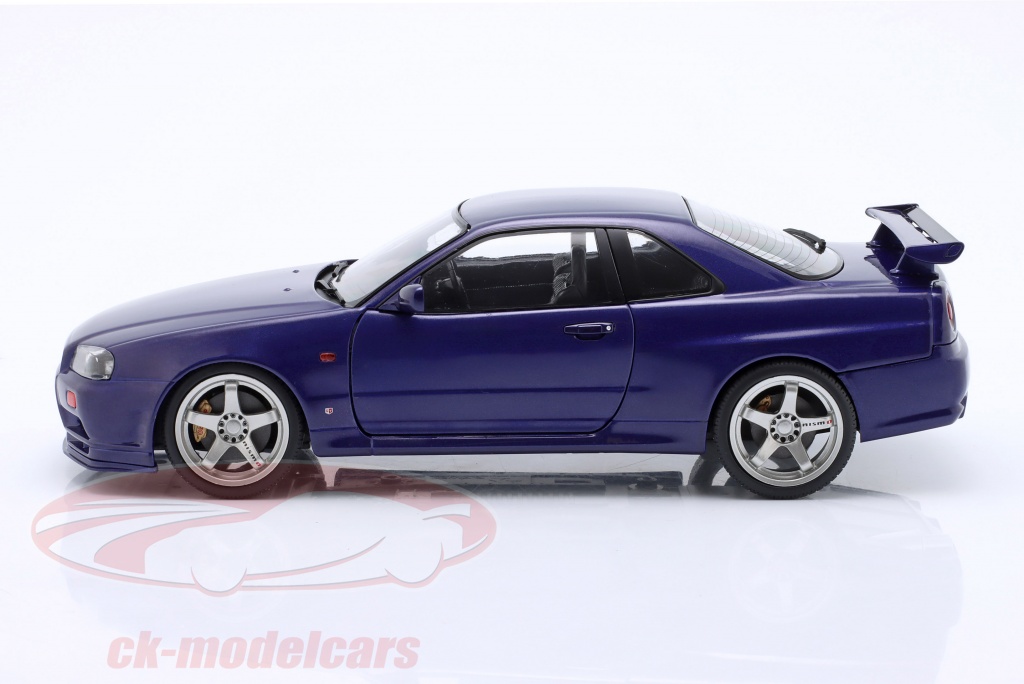 Nissan Skyline Gt-r (r34) 1:18 Solido com o Melhor Preço é no