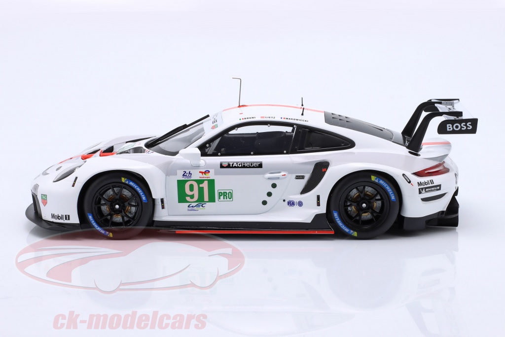 Modèle Réduit 1:18 IXO Porsche 911 991 RSR #93 Le Mans 2019 - LEGT18025 - Neuf