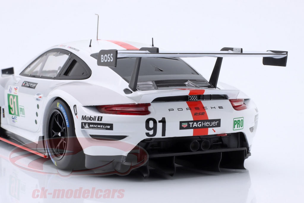 Modèle Réduit Porsche 911 RSR #56 Team Project 1 - Vainqueur 24h Du Mans 2019, échelle 1:18 Par IXO | Édition Limitée