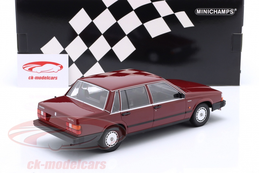 Minichamps 1:18 - 1 - Sedán a escala - Volvo 740 GL 1986 - Edición