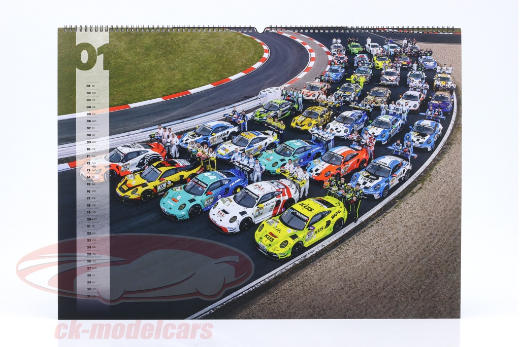 24h Nürburgring Calendar 2025 67 x 48 cm / Gruppe C Motorsport Verlag