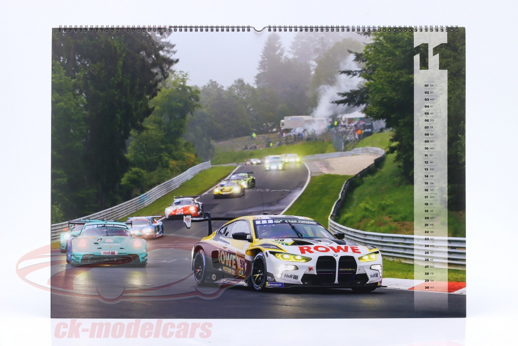 24h Nürburgring Calendar 2025 67 x 48 cm / Gruppe C Motorsport Verlag
