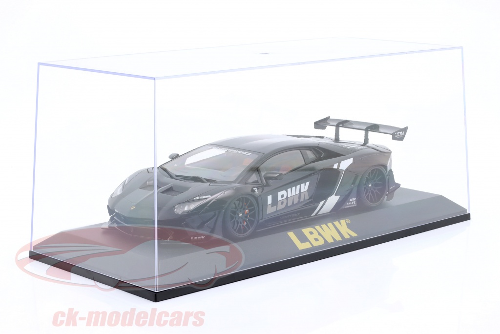 showcase LBWK for model cars in the scale 1:18 gold / black AUTOart ...