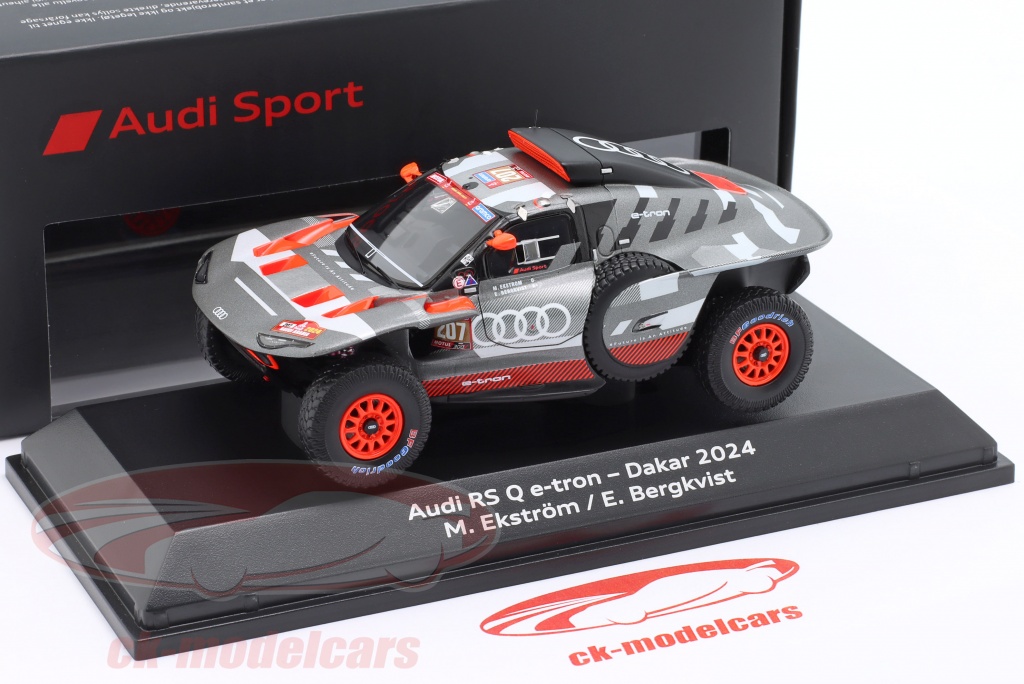 Audi RS Q E-tron #224 Rallye Dakar 2022 Modellauto 1:43 – Mattias Ekström & Emil Bergkvist – Sammlerstück (Teilenummer: 5022200133)