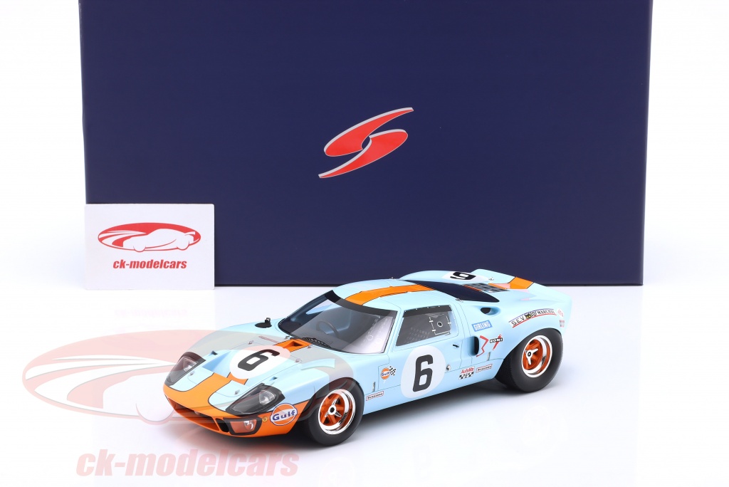 Ford GT40 Mk I Gulf Winner Le Mans 1969 Ickx Olivier 1:18 Spark 18LM69