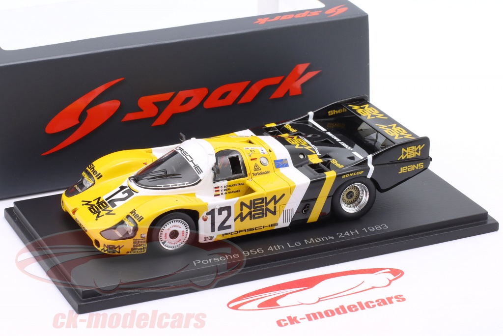 Spark Porsche 956 N°16 – 5e Aux 24H Du Mans 1983, échelle 1/43, Neuve
