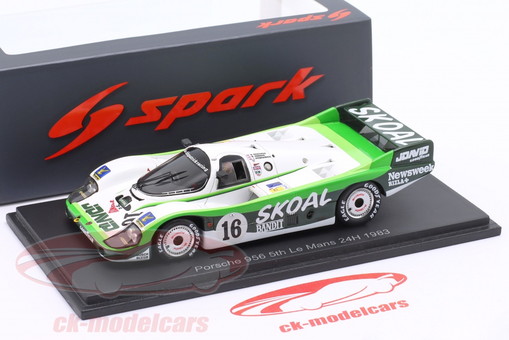 Spark Porsche 956 N°16 – 5e Aux 24H Du Mans 1983, échelle 1/43, Neuve