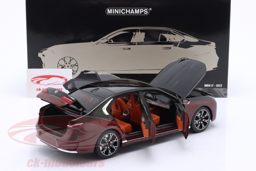 Modèle Réduit BMW IX 2022 1:18 Noir Minichamps - Die-Cast Métal - Neuf