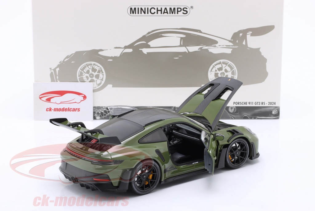 AI MODEL 1/18 Porsche 992 GT3 RS SKY BLUE Resin High-Quality Collection