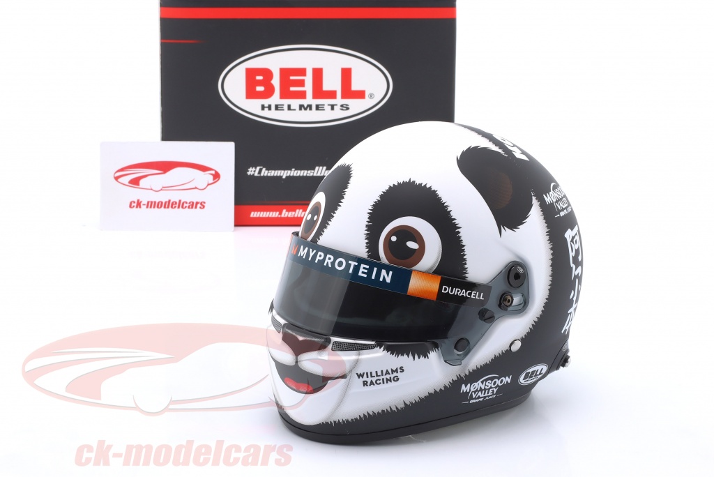 Casque modèle Spark 1:5 Williams Racing Alexander Albon 2024