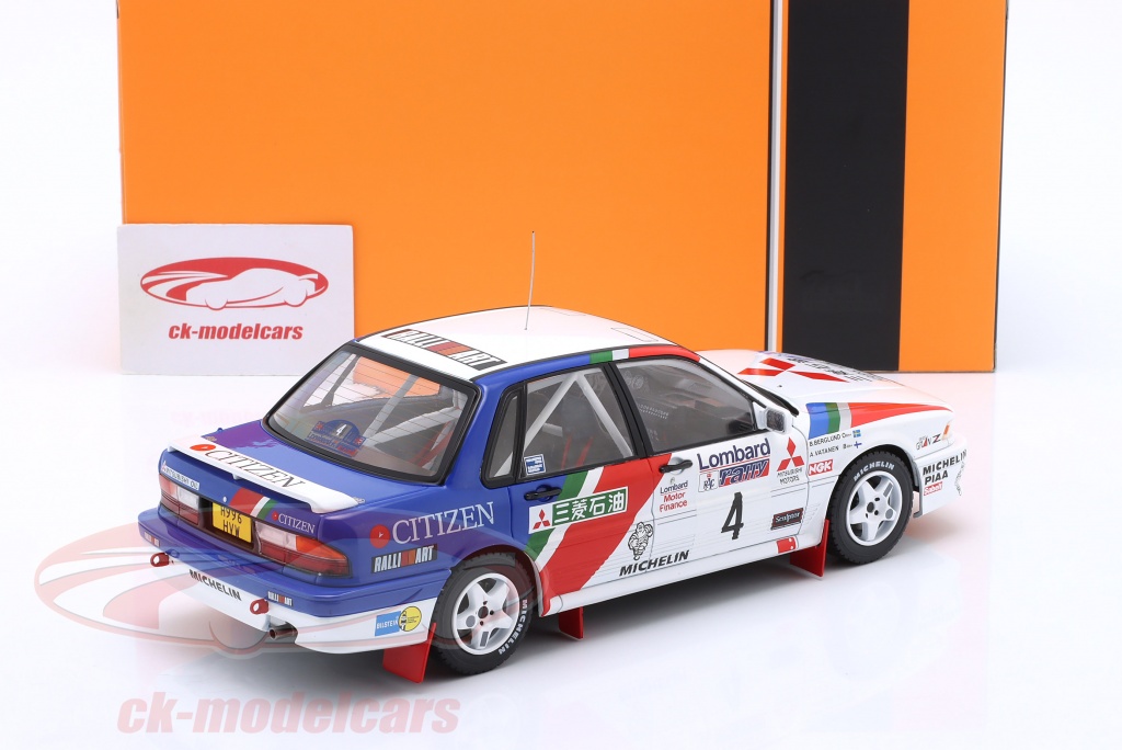 Ixo 118 Mitsubishi Galant VR4 4 RAC Rallye 1990 Vatanen, Berglund 18RMC192B.22 Modellauto