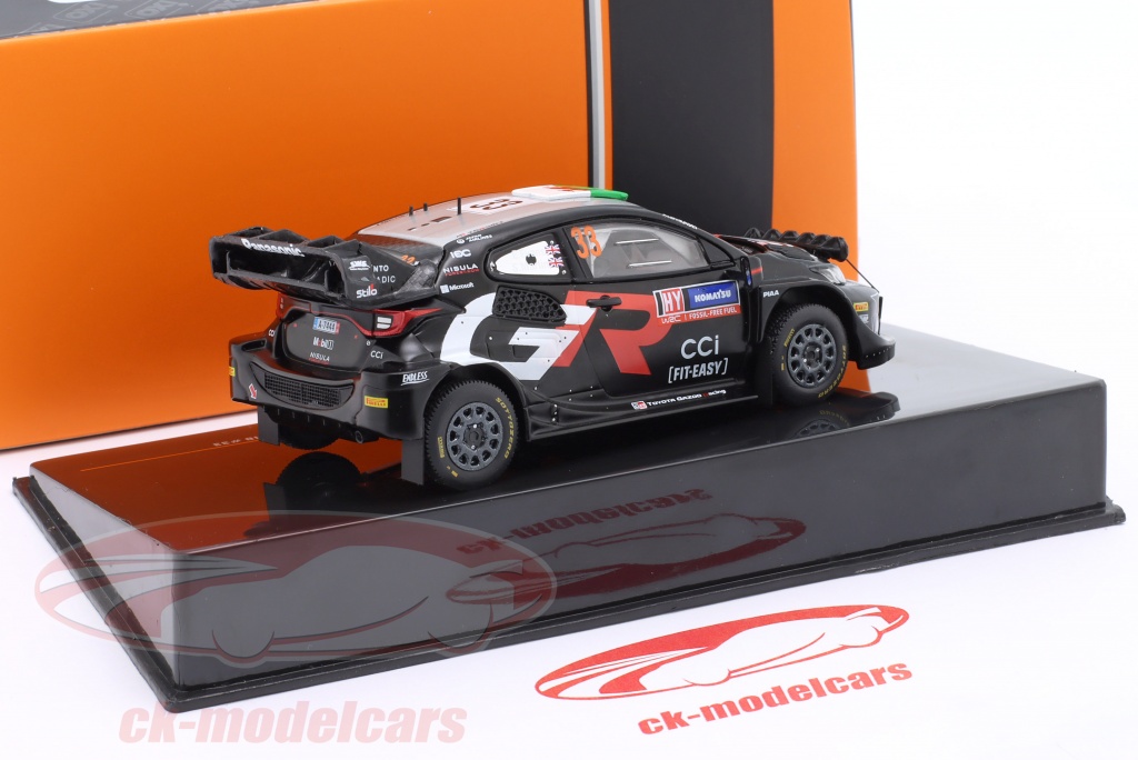 Modellino Ixo Toyota GR Yaris Rally1 Hybrid 1/18 Safari Kenya 2024