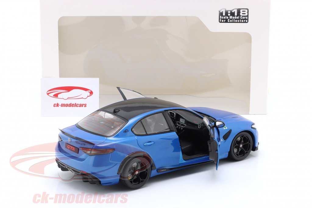 Solido 1/18 Bmw Solido 1:18 Alfa Romeo Giulia GTA Año De Construcción 2022 Trofeo Blanco S1806903 Modelo Coche Voiture Miniature échelle 1/18