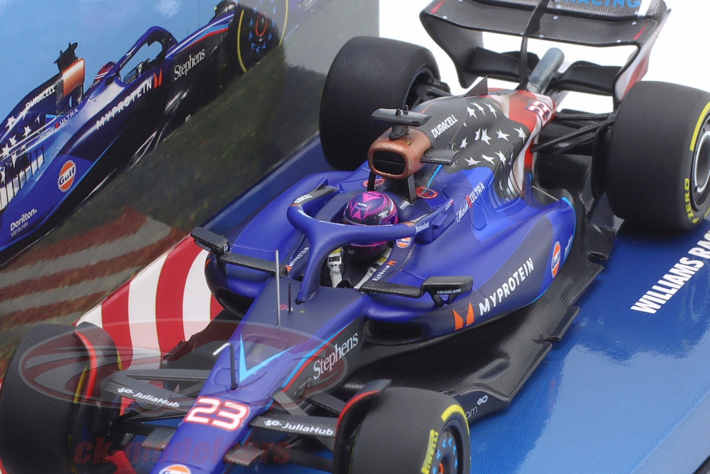 Minichamps 1/43 – Williams Racing FW45 D'Albon – GP Las Vegas 2023 – Précommande