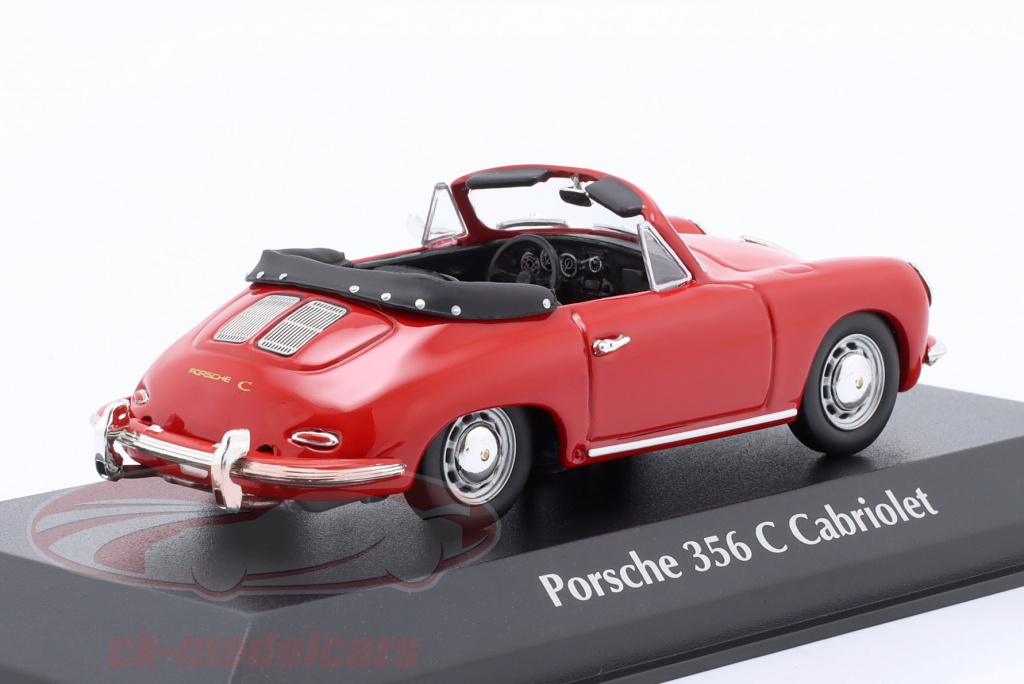 Minichamps 940062330 PORSCHE 356 C CABRIOLET – 1965 Silver 1/43