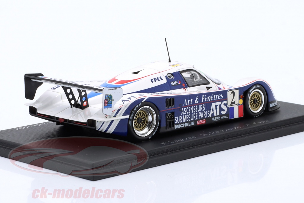 1/43 Spark Courage C 32 LM No.9 Courage Compétition 7th Le Mans 24H 1994 A. Evans - J-L. Ricci - P. Olczyk Car Model