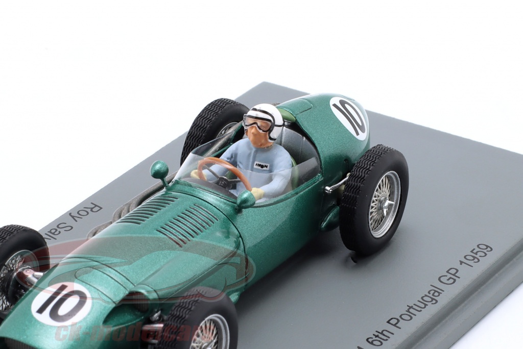 Aston Martin DBR4 Roy Salvadori #10 6th Portugal GP 1959