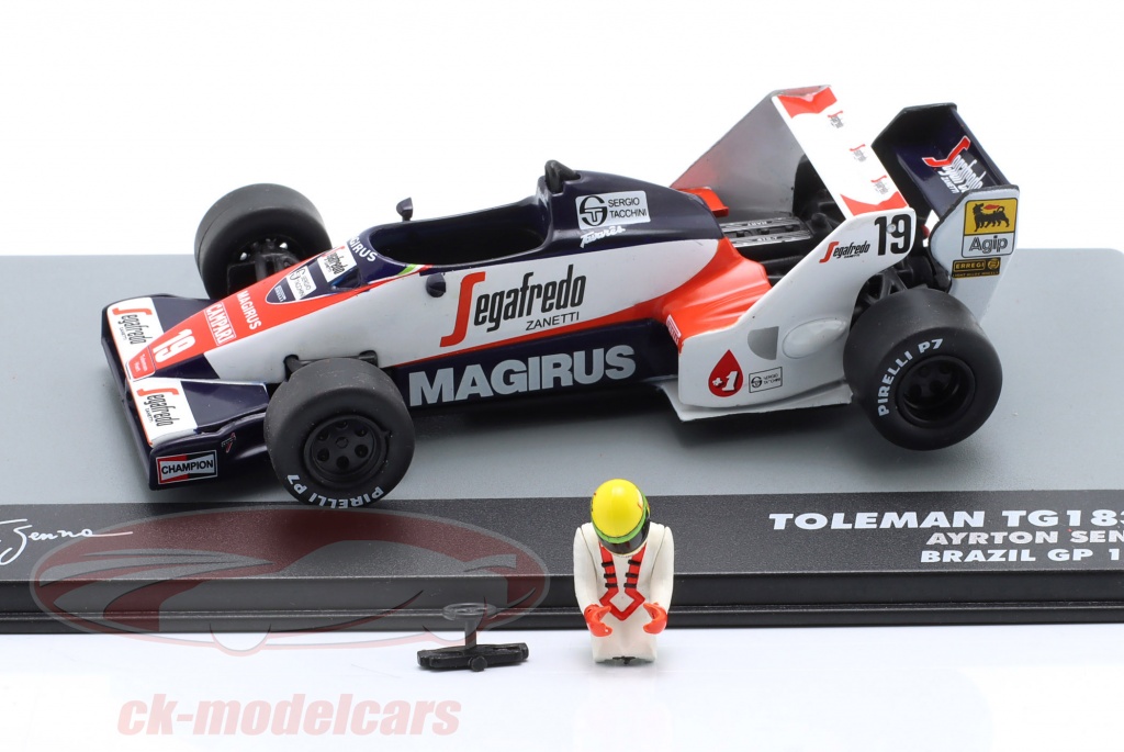 Senna F1 1:43 Minichamps LANG Toleman TG 183 B-Hart Turbo 1984