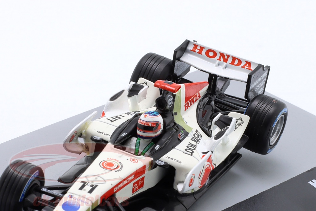 Modèle Réduit 1:43 Honda F1 RA106 #11 Rubens Barrichello 2006 - Marque Edicola - Neuf