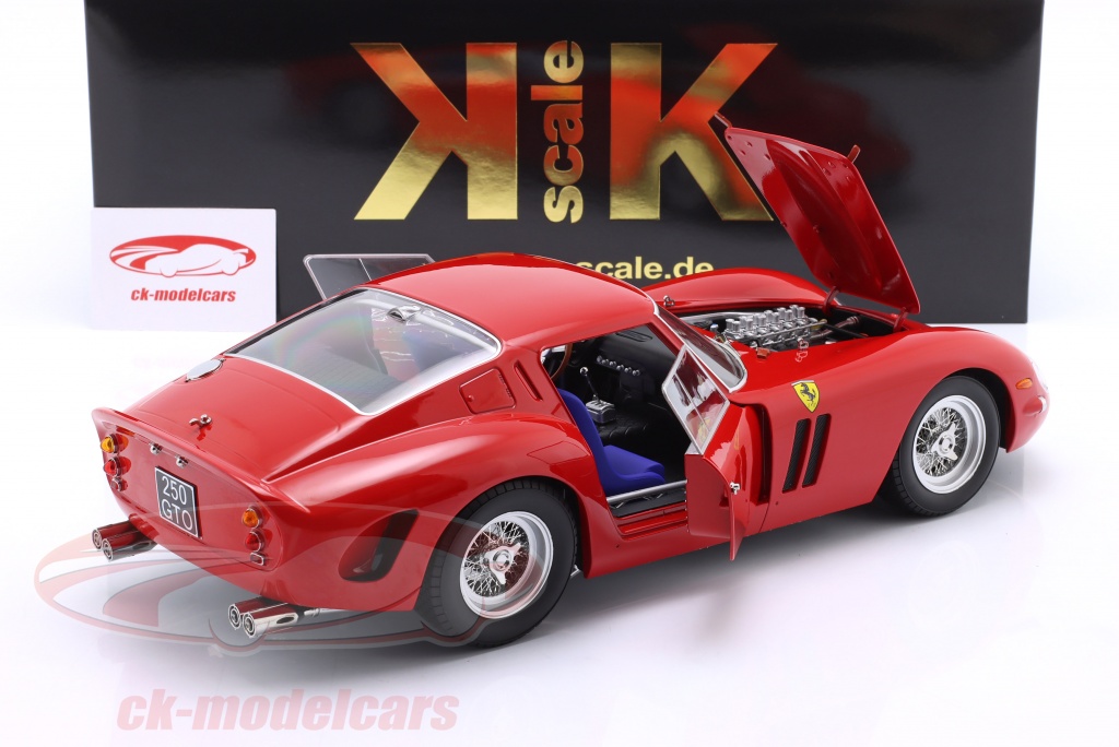 Ferrari 250 GTO 1/12 KK Scale Models – Le Mans 1962 – Métal – 14+