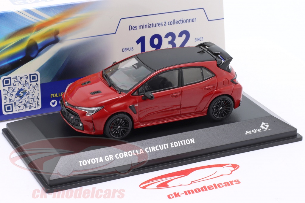 Solido 1/43 Toyota Corolla GR Circuit Edition Rouge – 2023 – Modèle Diecast Neuf Solido 1/43 Toyota Corolla GR Circuit Edition Rouge – 2023 – Modèle Diecast Neuf