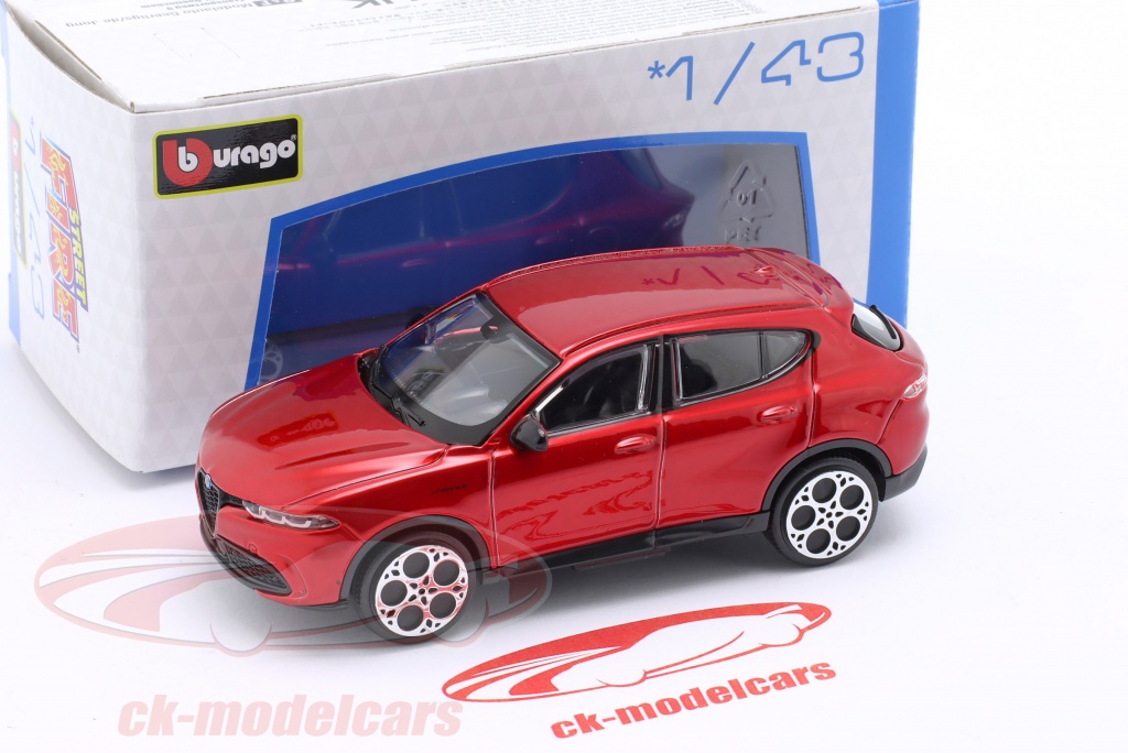 Bburago Alfa Romeo Tonale 1:24 Modellino Auto Rossa | Con Porte E Cofano Apriibili - Per Collezionisti - Foto 7