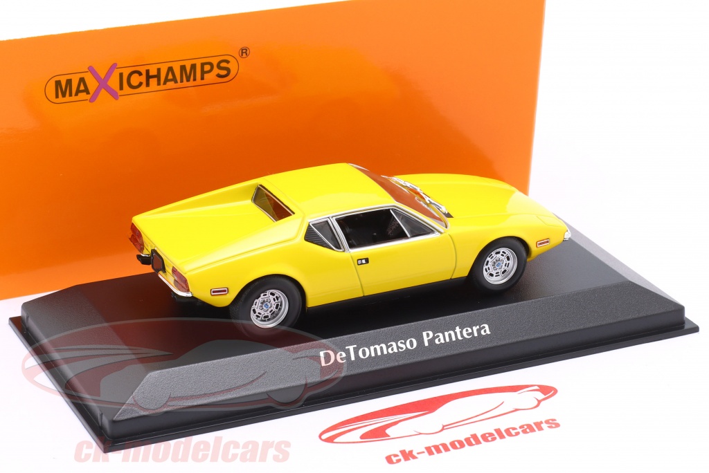 Minichamps De Tomaso Pantera 1974 Jaune 1/43 - Prévente - Neuf