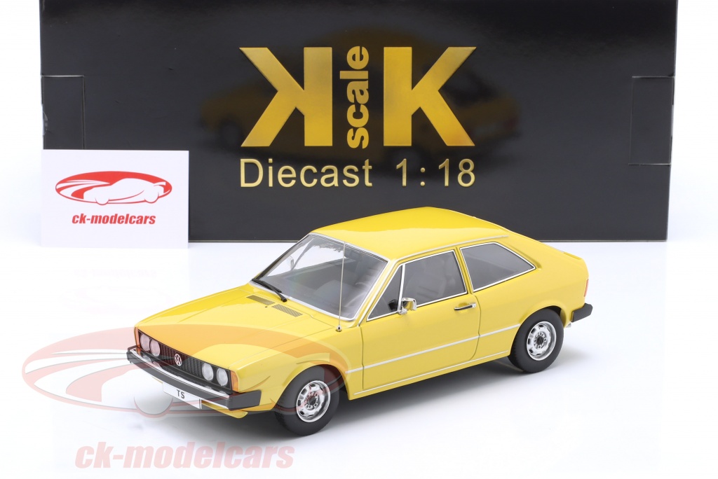 Modèle Réduit Volkswagen Scirocco MK1 GTI 1976 Bleu Métallisé - Échelle 1:18 KK Scale - Neuf