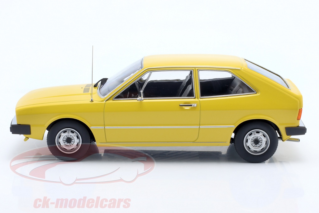 KK SCALE Volkswagen Scirocco 1 TS 1976 Jaune 1/18 - Miniature Neuve