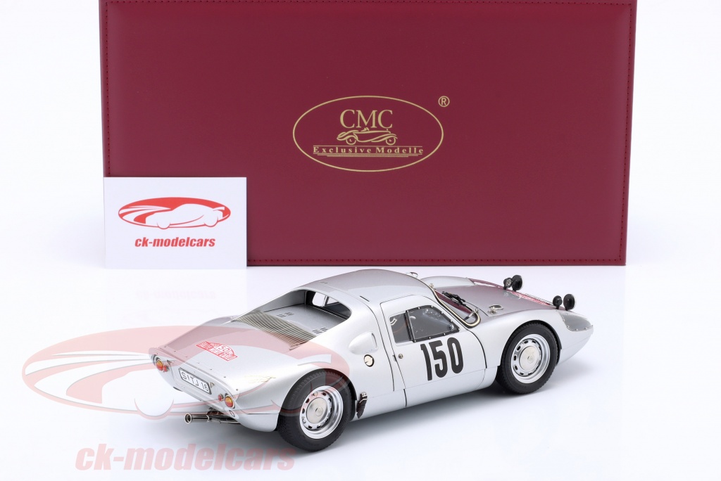 CMC 1:18 Porsche 904 Carrera GTS #150 2ème Rallye Monte Carlo 1965