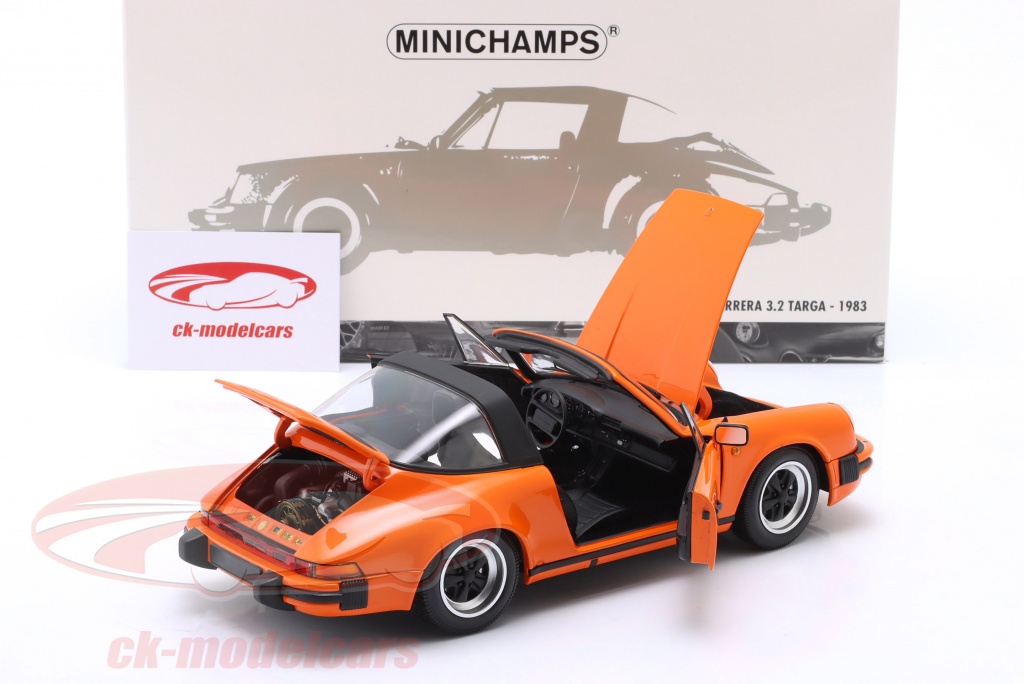 Porsche 911 Carrera 3.2 Targa 1983 Blanche - Minichamps 1/18 - Miniature Neuve