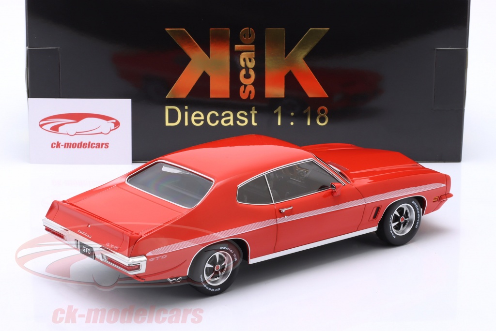 1:18 KK SCALE Pontiac Gto Lemans Ram Air Coupe 1972 Black KKDC181351
