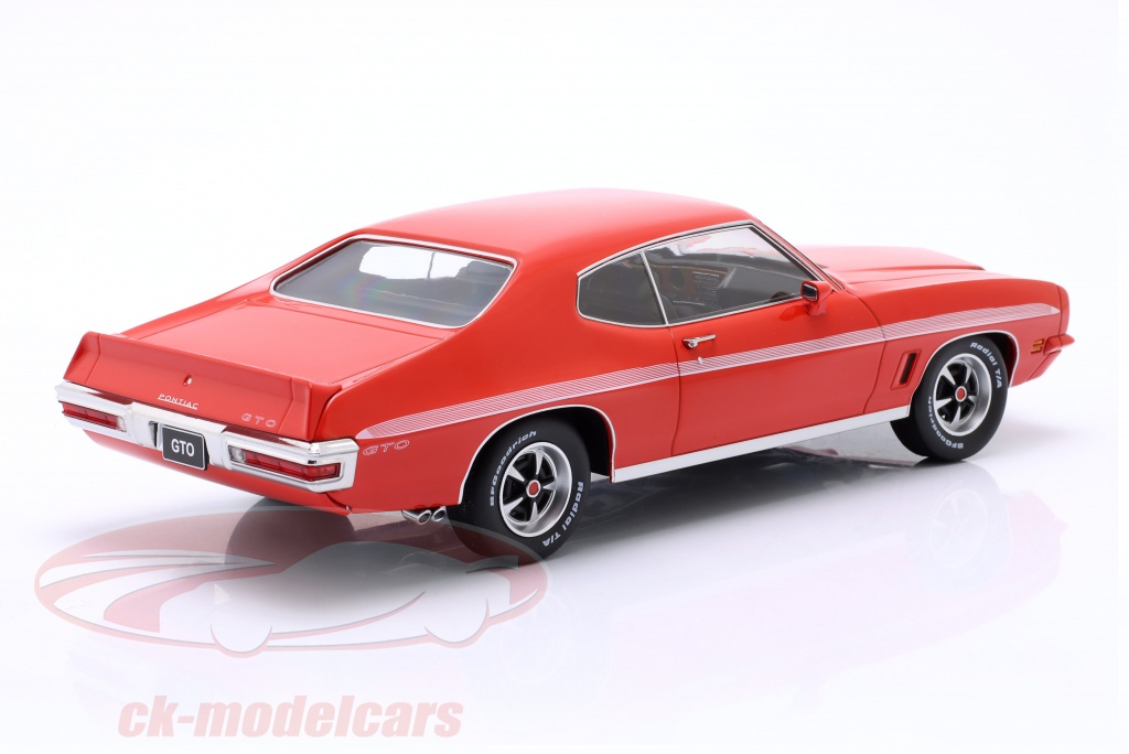 KK Scale 1:18 PONTIAC LEMANS GTO LIGHT RED 1972 Modèle - KKDC181352