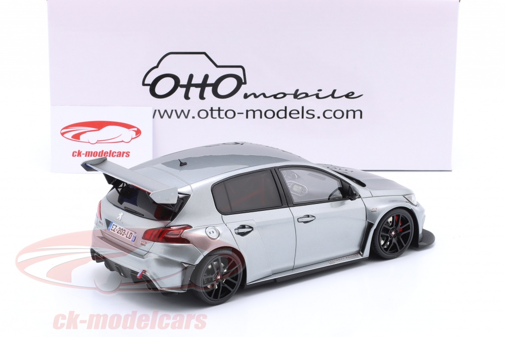 OTTO 1/18 プジョー 308 RC 2020 (アルテンスグレー) OTTO MOBILE 1/18 - PEUGEOT 308 RC By Factory - 2020 - Five