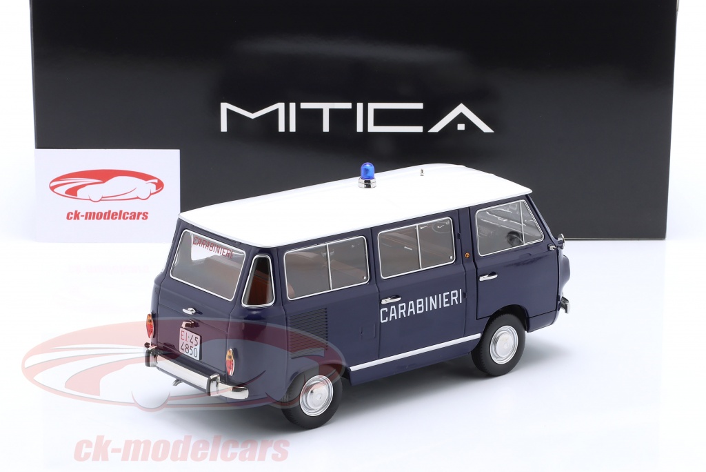 Fiat 850 Familiare Carabinieri 1/18 – Mitica Triple 9 – Modèle De Prévente