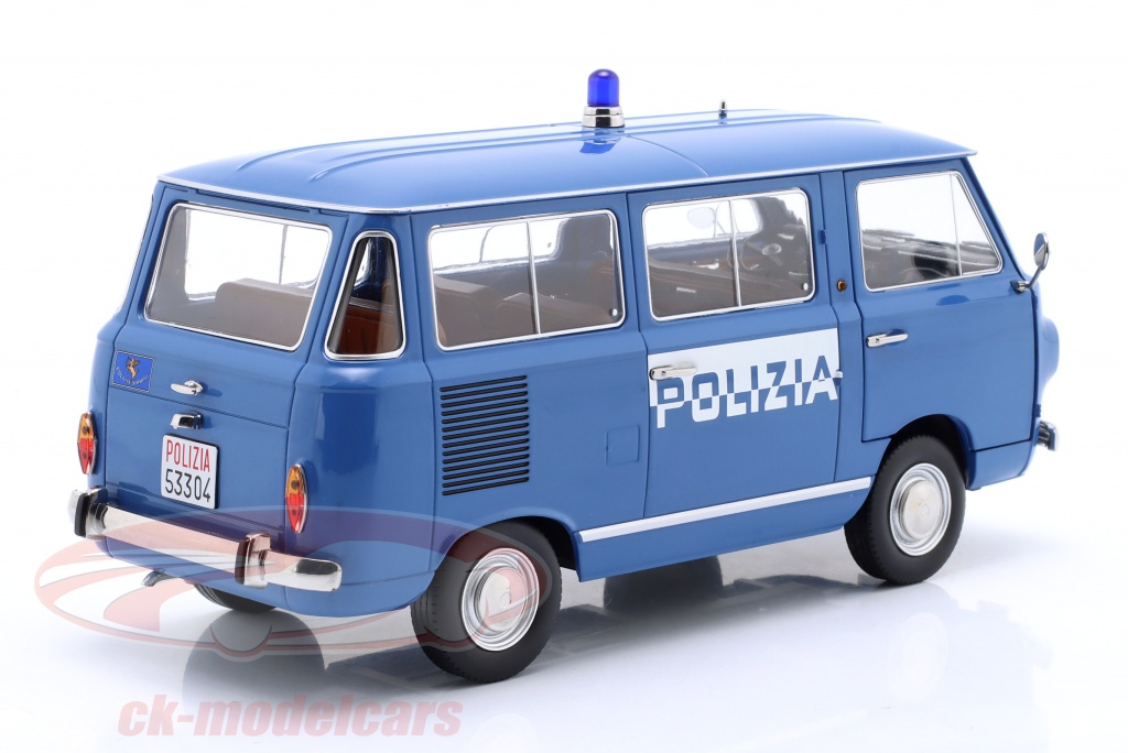 Mitica - Fiat 850 Familiare Vigili Del Fuoco 1970 - échelle 1/18 - Triple 9 - Neuve