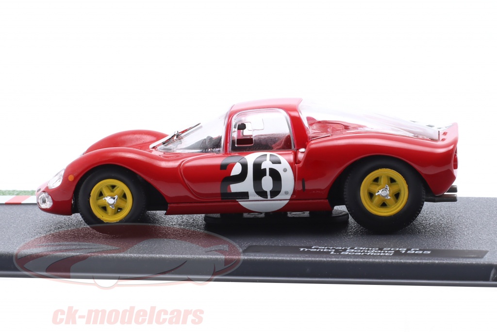 Tecnomodel - 1:18 Ferrari 206 Dino SP Course De Cote Ollon Villars 1965 Sefac 172 Winner L Scarfiotti