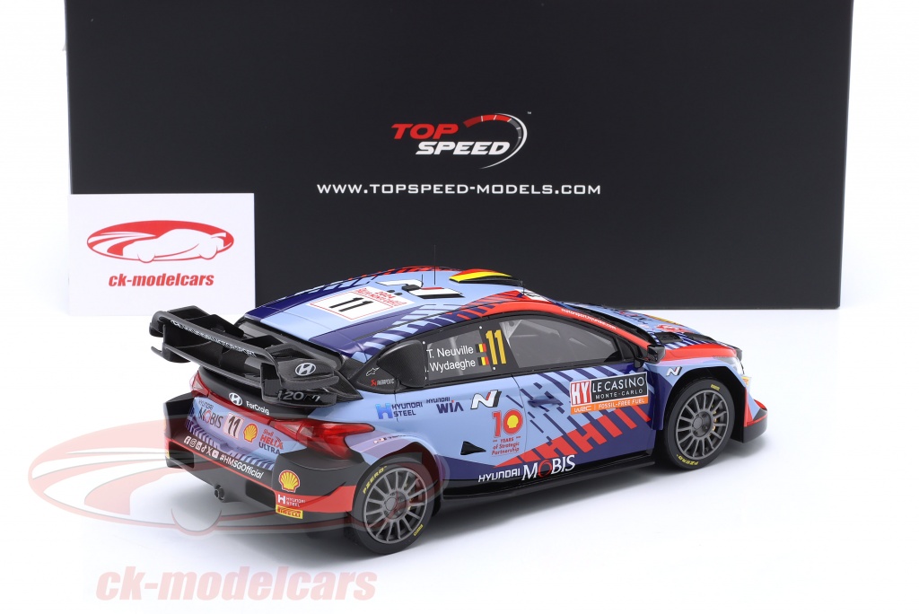 Modèle Réduit Hyundai I20 N Rally1 Hybrid 2024 Monte Carlo - Échelle 1:64, Neuf