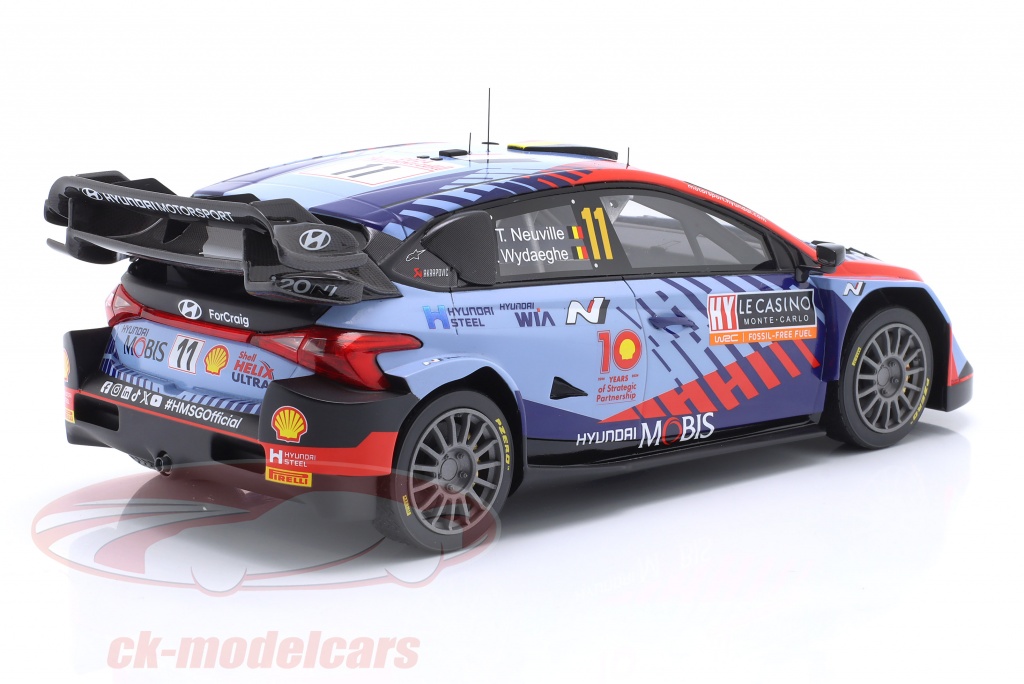 Modèle Réduit Tarmac Works 1/64 Hyundai I20 N Rally1 Hybride Monte-Carlo 2024 - Neuf Sous Boîte