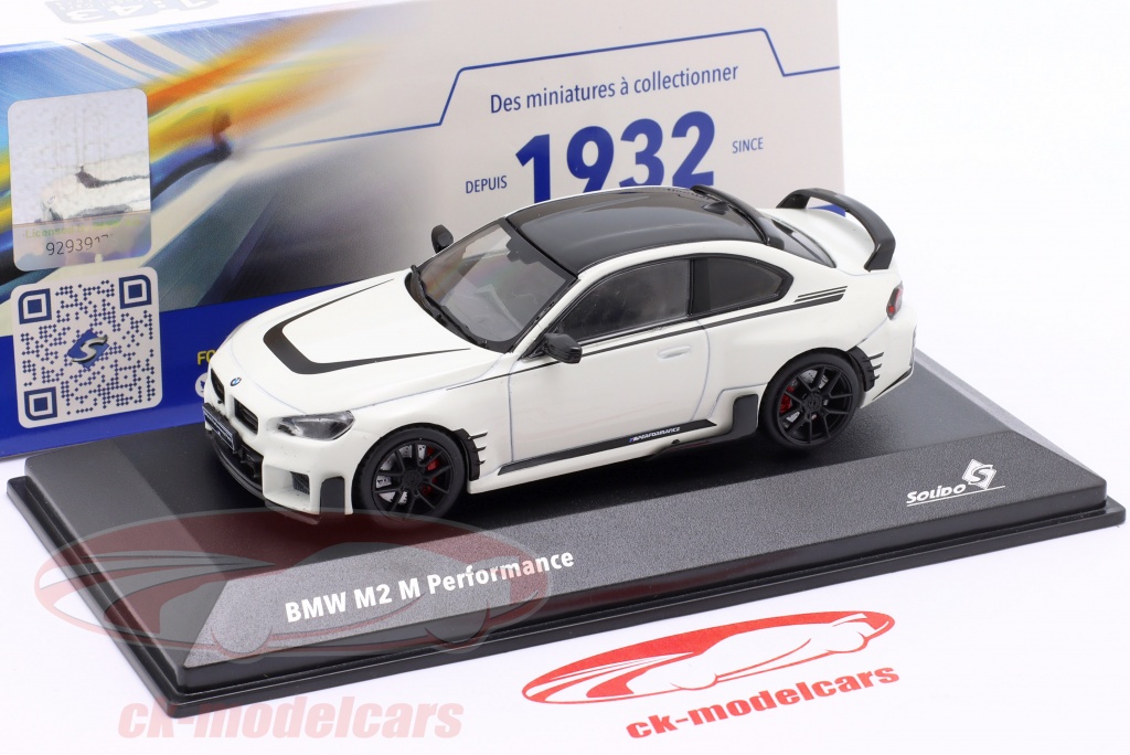 SOLIDO 1:43 BMW M2 M Performance Zandvoort Blue 2023 - Gedetailleerde Modelauto Voor Verzamelaars