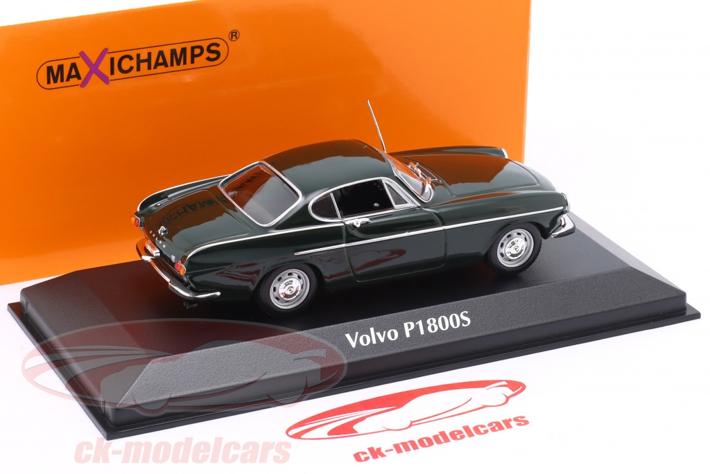 Volvo P 1800S Coupé 1969 Bleu/Vert - Minichamps 1/43 - Prévue