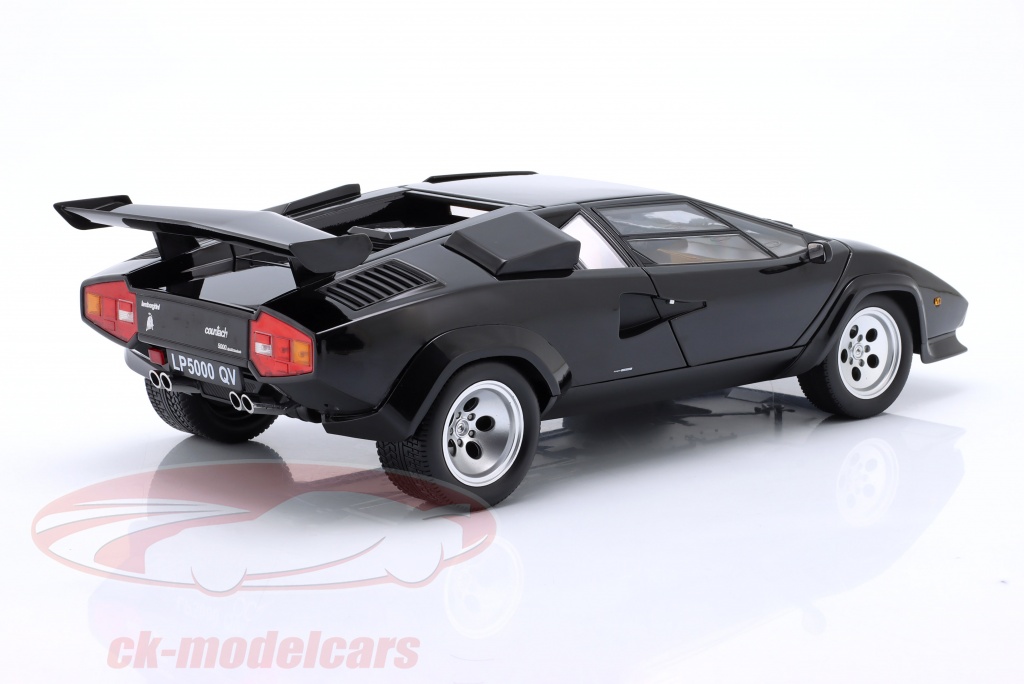 Voiture miniature Lamborghini Countach LP 5000S QV 1985 gelb KK-Scale 1:12 Metallmodell sur