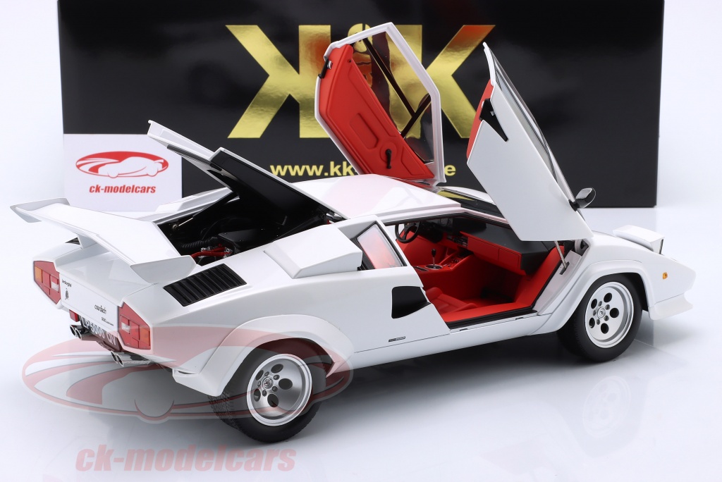 Lamborghin. Countach LP 5000S QV White 1985 - Scala 1/12