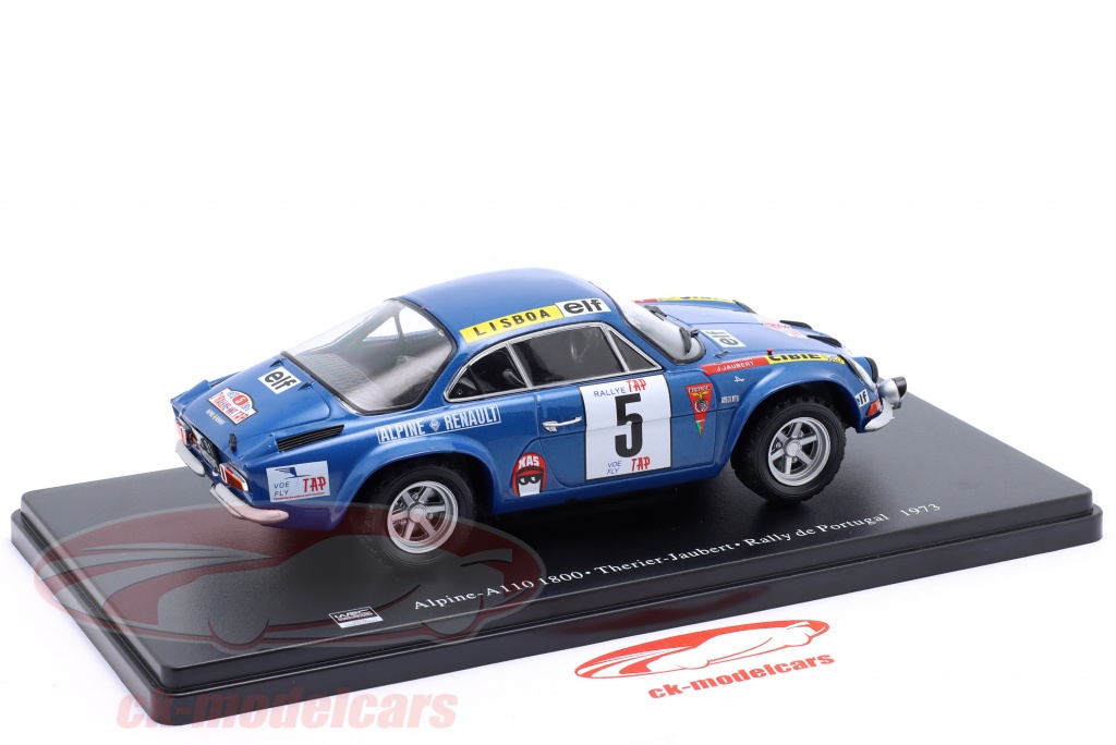 miniature 1/24 alpine a110 1800 - 1er rallye portugal - sans