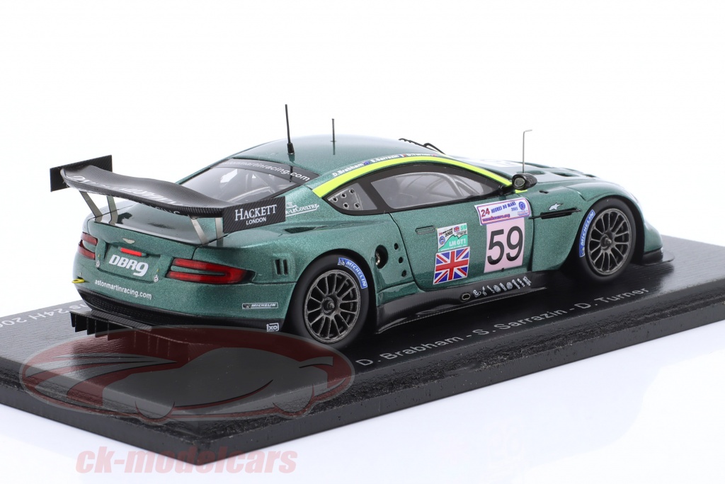 Miniature Spark 1/43 Aston Martin DBR9 #53 - 24h Le Mans 2008 (Hardman/Leventis/Negrão)