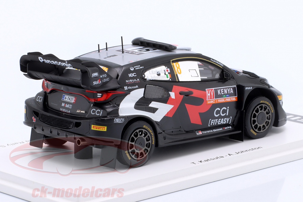 SPARK 1/43 Toyota GR Yaris Rally1 Hybrid - Safari Rally 2024 - Réf S6874 - Neuve