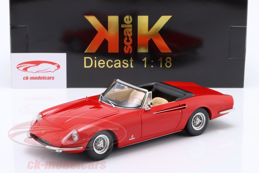 KK-Scale 1:18 Ferrari 365 California Spyder année 1966 rouge KKDC180051