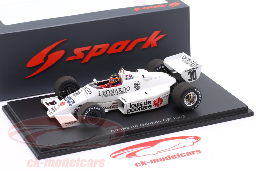 Miniature F1 Tameo 1/43 - Arrows 1986, Pilote Boutsen - Kit Maquette