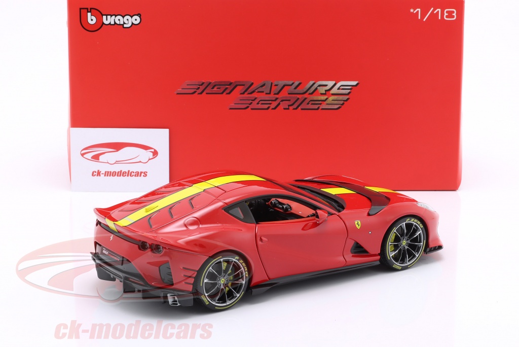 Miniature Ferrari 812 Competizione 1/18 Bburago - Modèle 2021, Métal, Neuf